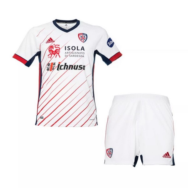 Maglia Cagliari Calcio Away Bambino 20/21 Bianco